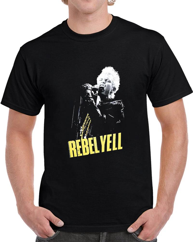 Billy Idol Rebel Yell 100% Cotton T-shirt Mens Womens Tees Top XL