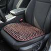 Beaded Cushion Square Wooden Bead Seat Pad Breathable Wood for Drivers, Commuters,