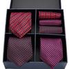 Men'S Formal Tie Bow Tie Pocket Towel 7-Piece Suit High-End Suit Small Square Scarf Retro Pattern Groom Wedding
