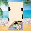 Extra Large Kids Quick Dry Bath Towel Cartoon Character Digital Print Double Sided Flannel Microfiber Beach Towel