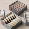 Foldable Compartment Storage Box Home Underwear Socks Fabric Compartment Storage Box Wardrobe Dust-proof Storage