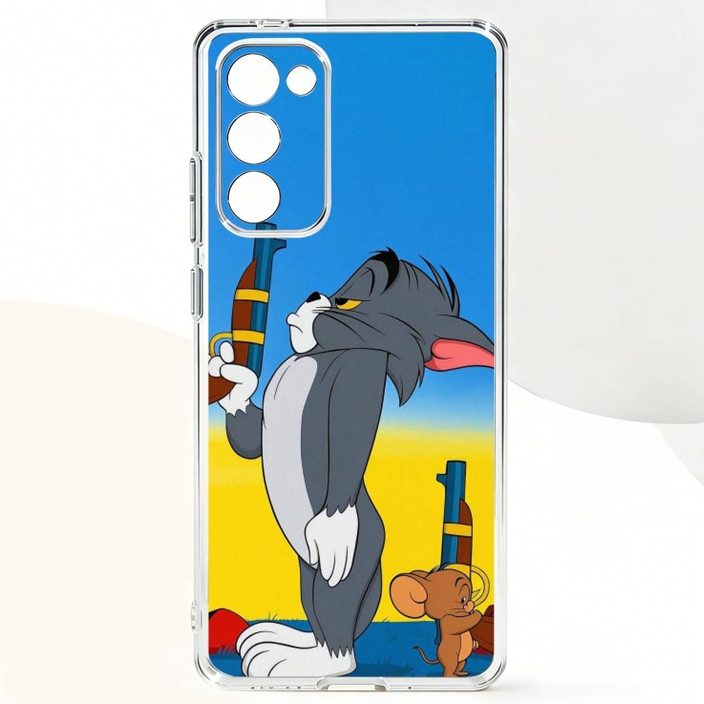 F-Funny TomS Cartoon J-JerryS  Phone Case For Samsung Galaxy A91,80,73,72 ,71,53,52,32 ,31,22,21s,20,Transparent Case
