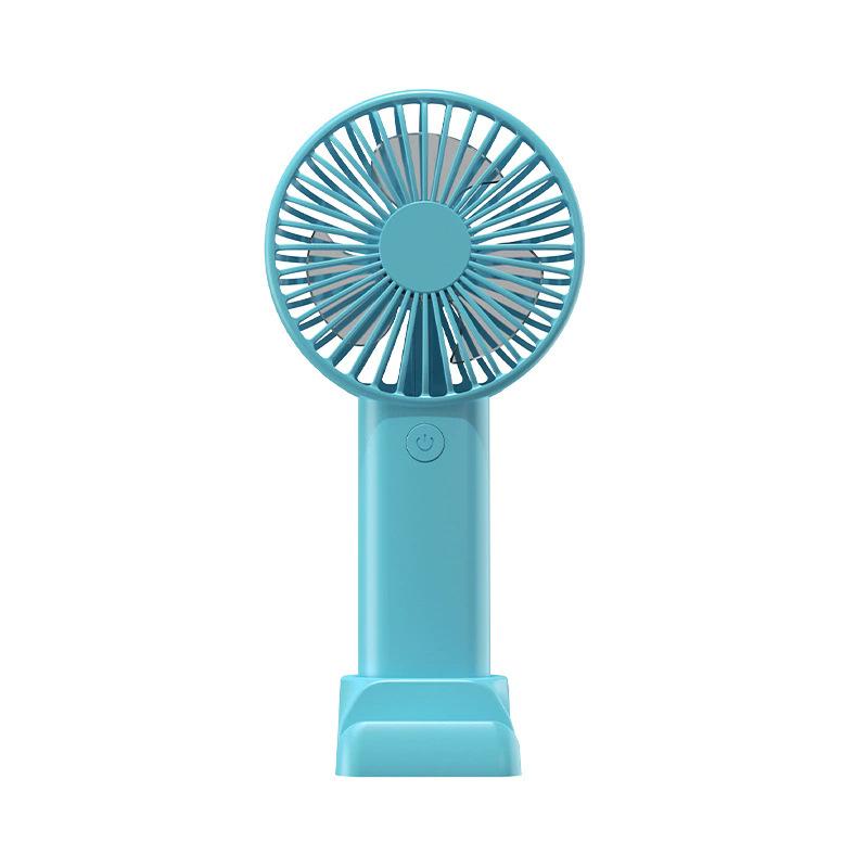 

Portable Mini USB Rechargeable Handheld Fan Air Conditioner - Desktop & Dormitory Silent Cooling 180*91*33mm небо синє кольору