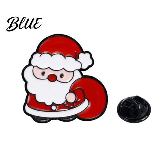 Elch Beutel Dekoration Anstecknadel Weihnachten Cartoon Emaille Brosche Weihnachtsmann Schneemann Baum Abzeichen Anstecker Weihnachten Verzierungen Taschen Schals Kleidung Dekorative