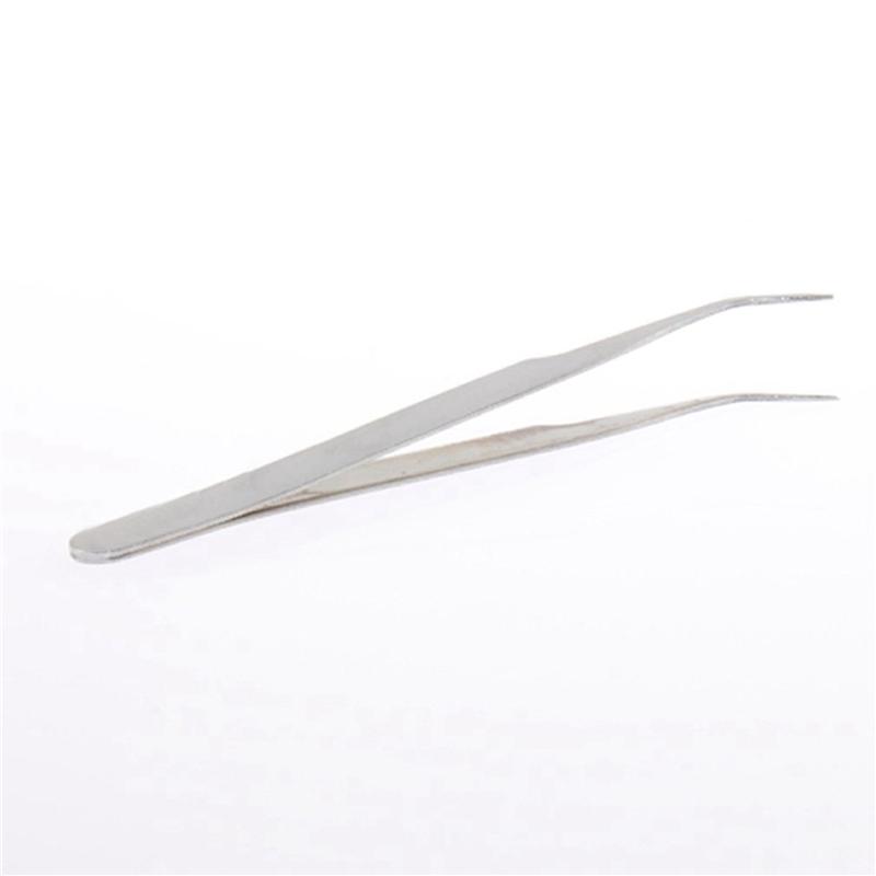BAAU 2X Anti-Static Tweezer Maintenance Tool Curved Pointed Stainless Steel