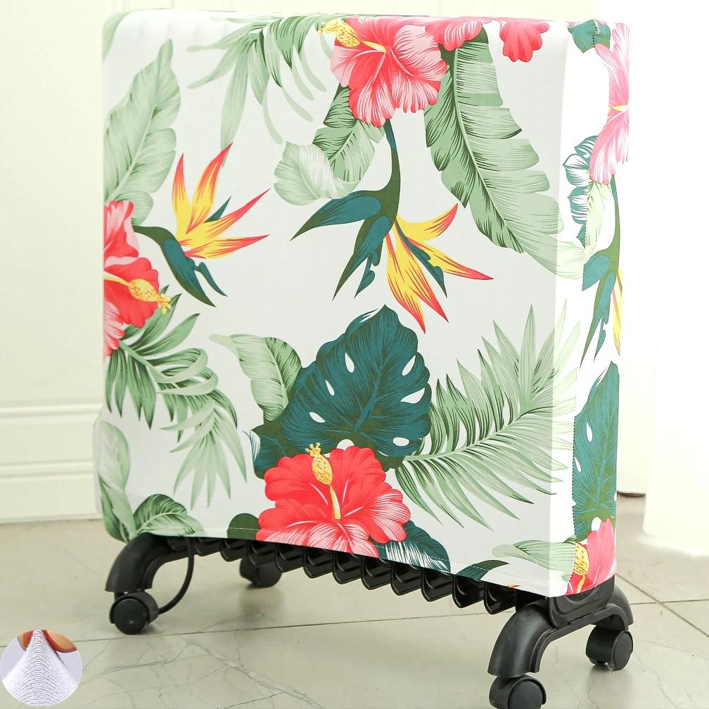 Solid Color Portable Heater Radiator Dust Cover Thickened Elastic Household Oil Tin Radiator Protective Storage Dust Covers