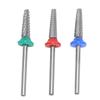 3pcs Nail File Bits Tungsten Steel Nail File Bits Professional Manicure Grinding Heads for Electric 