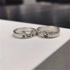 2pcs Adjustable Cute Cats and Dog Cartoon Ring for Women Adjustable Size Friendship Ring Fashion Engagement Jewelry