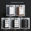 Mobile Under-Desk File Cabinet with Lock - Single Door, Sheet Metal, Small Office Tool Storage Drawer