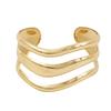 Hot-selling, Hollow Irregular Wave Shape Wide Opening Bracelet, Female Personality Exaggerated Style Bracelet