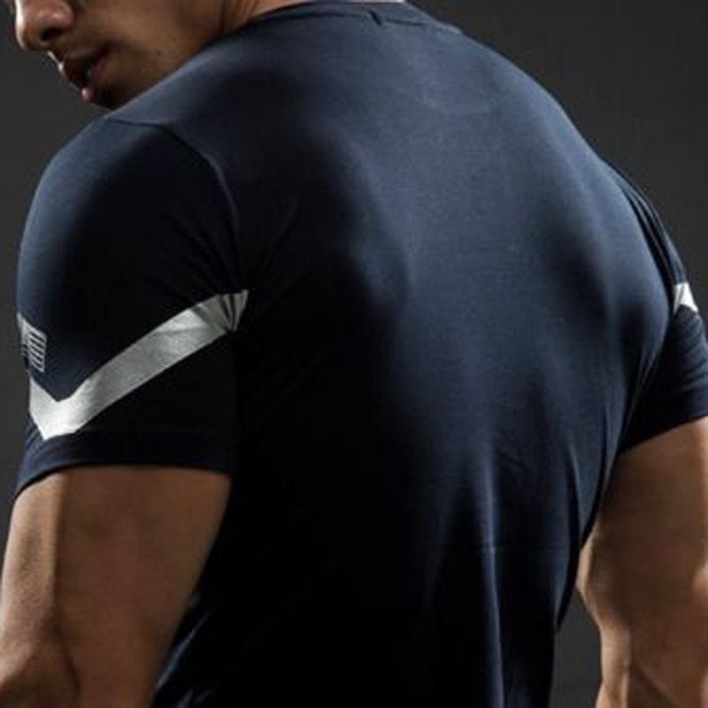 Mens Sportswear Tshirt Short Sleeve Fitness Clothing Graphic Tops Tee Clothing