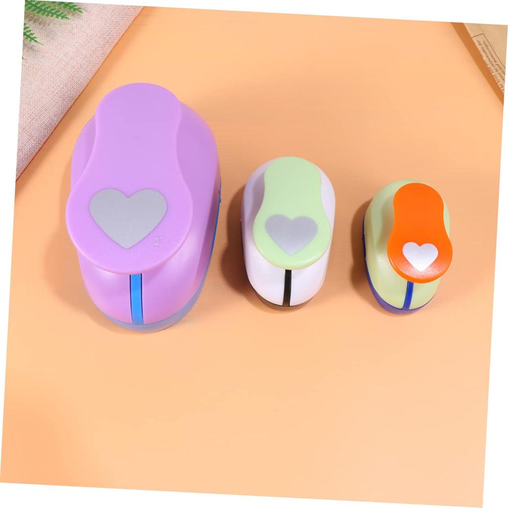 STOBOK DIY Flower Set of for and 5cm Cutout Book for Card Handmade Paper Art Tools for Toddlers and Elementary School Colors Unspecified Heart-Shaped