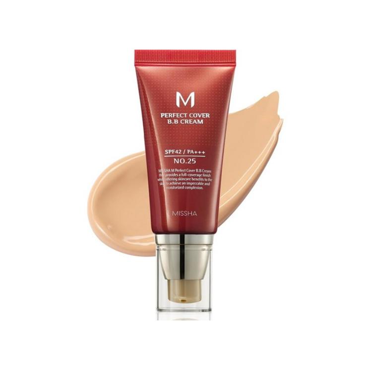 MISSHA M Perfect Cover BB Cream SPF42 PA+++ No.25 Warm Beige (3 Options)