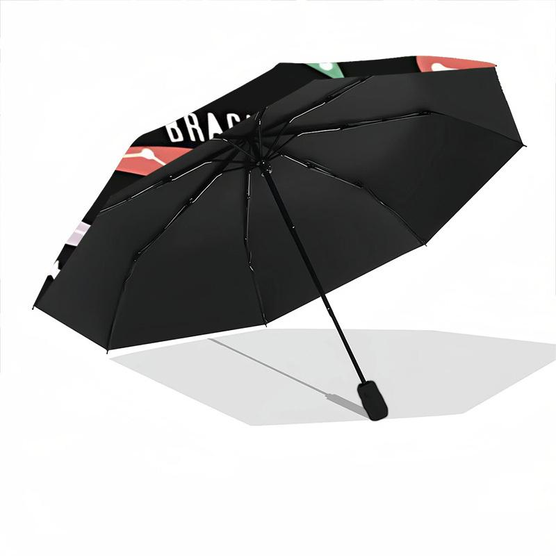1pc Dinosaur Constellation Automatic Folding Umbrella Portable Collapsible 8-Rib Umbrella for All Seasons, Casual Outdoor Accessory, B48