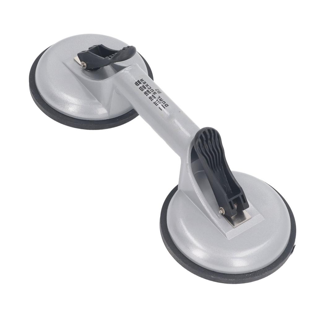 Suction Cup 100kg Force Double Claw Heavy Duty Aluminum Alloy Suction Cup Lifter for Glass Floor Tile