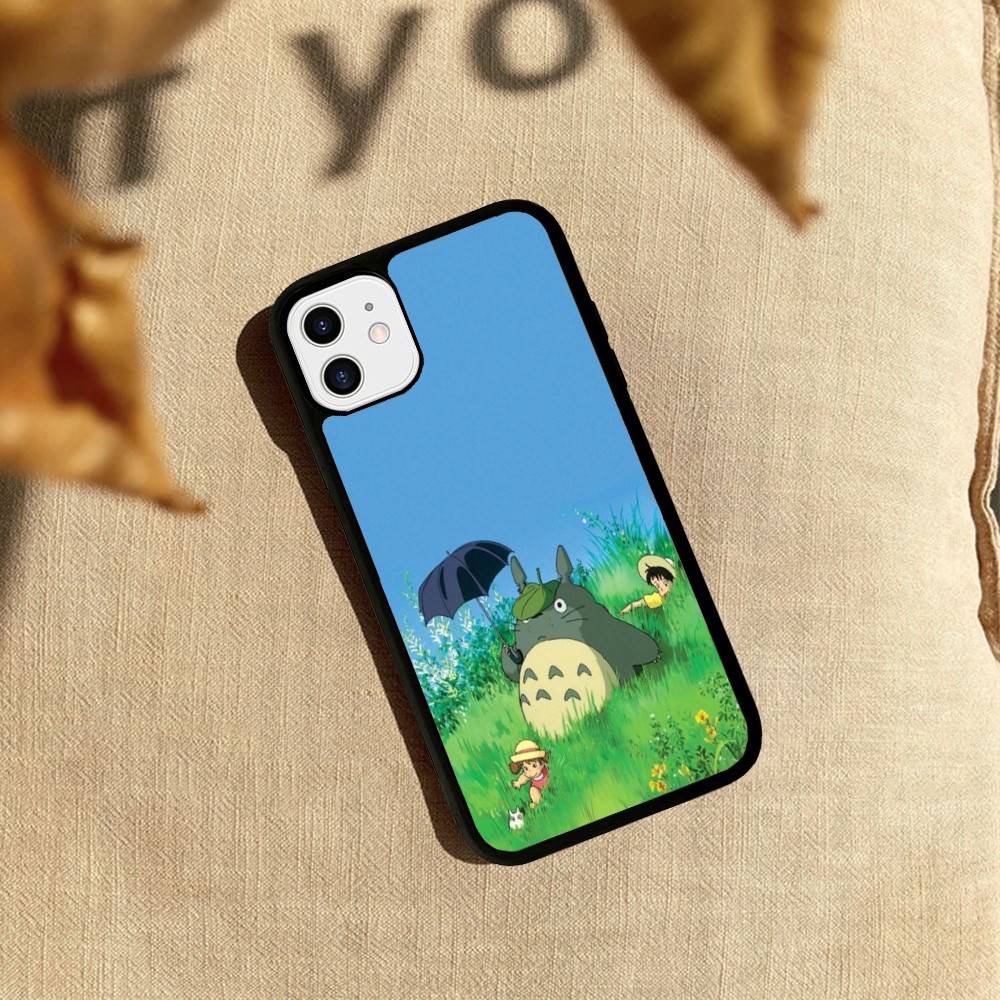 Cute T-Totoroes For iphone 17 Air 16 15 14 13 12 11 Pro Max TPU+PC Plus Shockproof Back Phone Cover