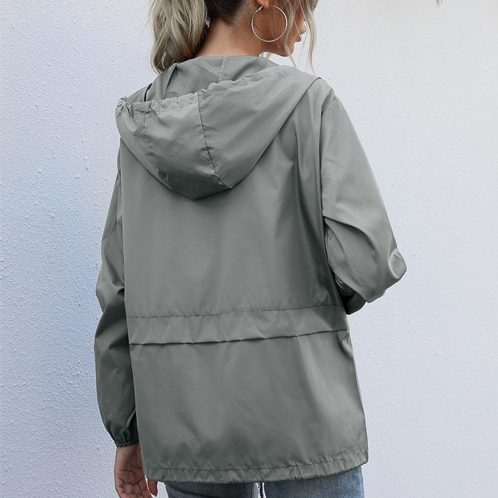Jaqueta feminina streetwear tática impermeável corta-vento feminina com capuz hip-hop piloto casacos à prova de vento caminhadas ao ar livre capa de chuva