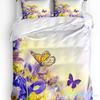 Butterfly Flowers Vintage Style 3pcs Bedding Set For Bedroom Double Bed Home Textile Duvet Cover Quilt Cover Pillowcase