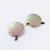 7001 Coated Round Frame Prince Glasses, Colorful Round Frame Sunshades, Metal Color Sunglasses Sunglasses