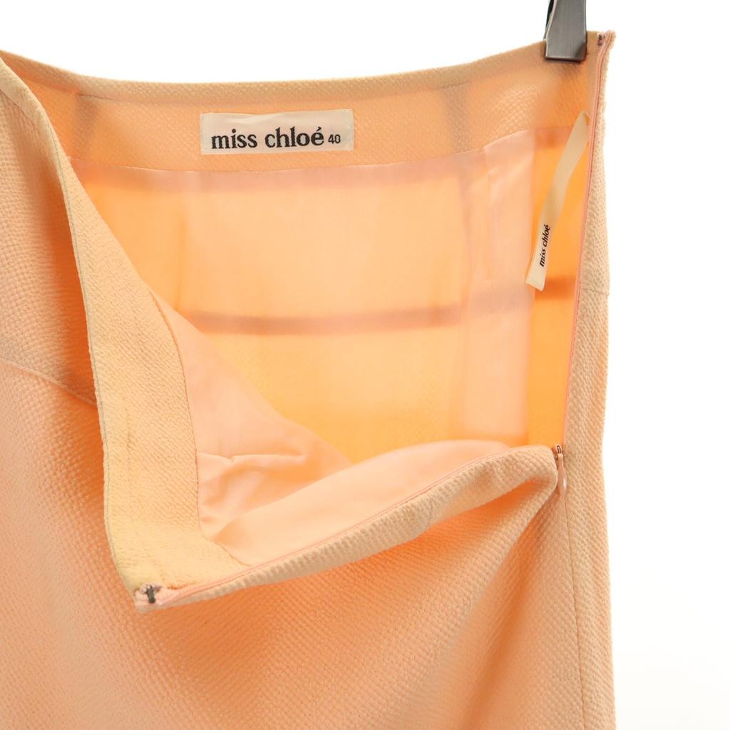 miss chloe Made in Japan Wool Blend Midi length skirt 40 Orange series Women Used