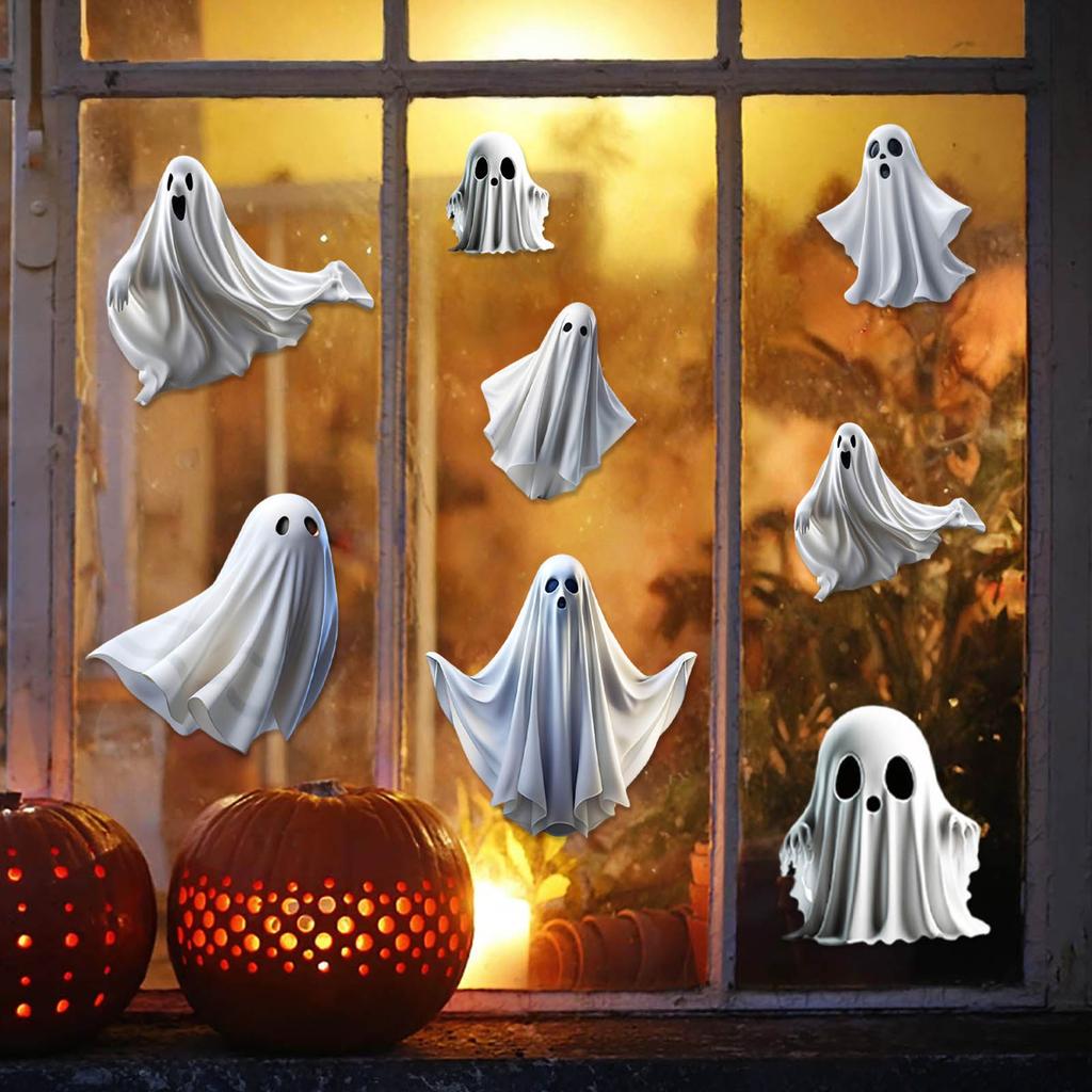 Halloween Decoration, Funny Window Stickers, Mall Decoration, Static Stickers