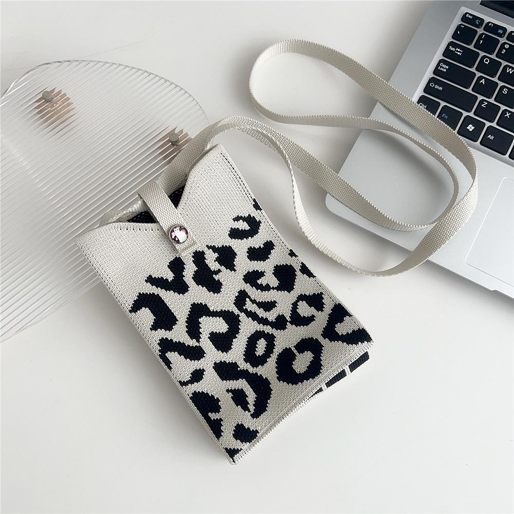 Korean Cute Mini Contrast Color Crossbody Phone Handbag
