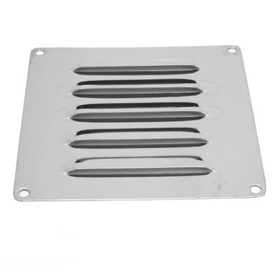 Ventilační mřížky do kajuty lodě 12x12cm Nerezová loď Vzduchový ventil Profesionální Odolný proti korozi Žaluzie Lodní ventilace pro Jachtu