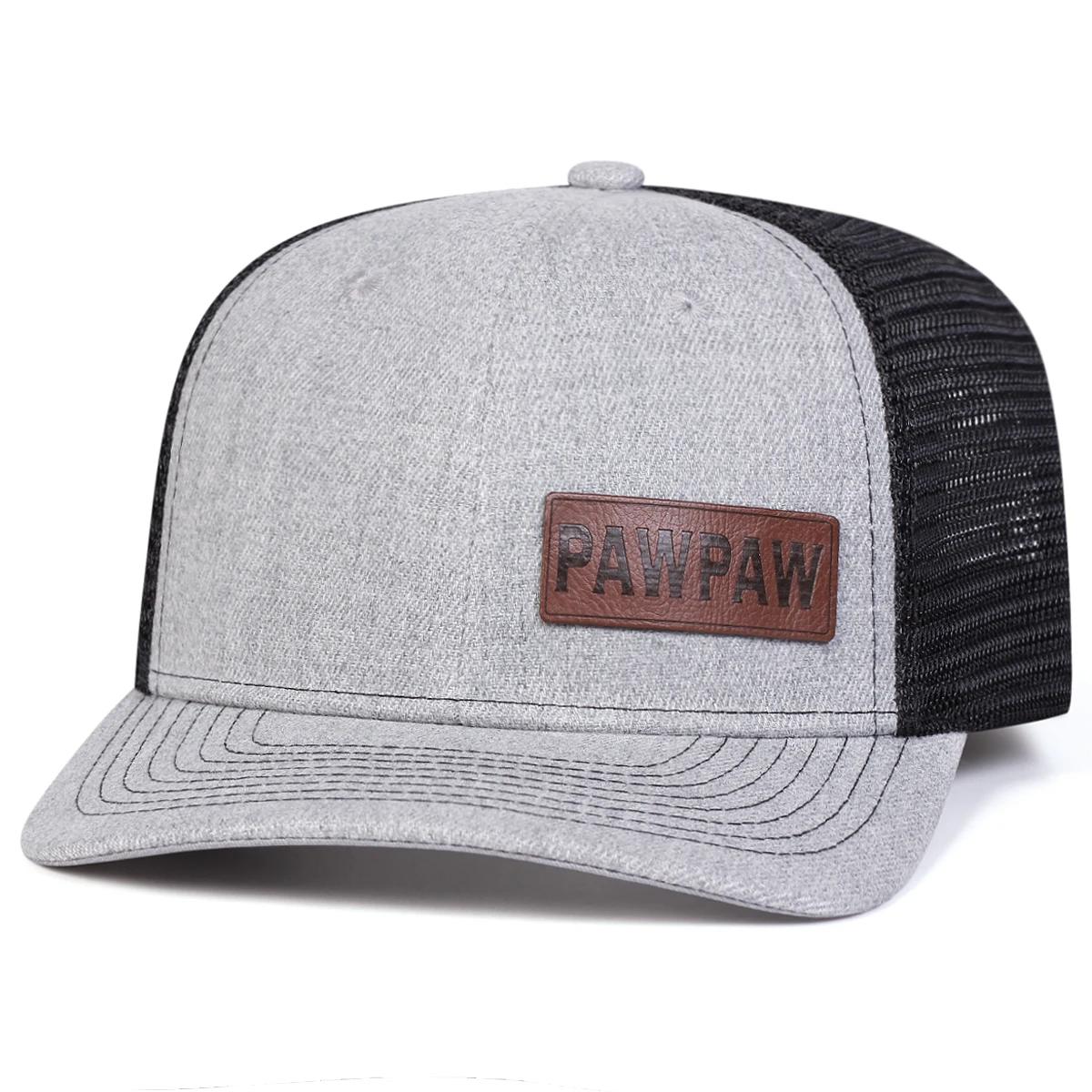 

Unisex DAD Letter Leather Label Baseball Net Caps Spring Summer Outdoor Adjustable Casual Hats Sunscreen Hat Sports Cap сірий