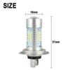 2pcs H7 LED Headlight Bulb Kit Interior Light 6000K LED Headlight Car Fog Light High And Low Beam Super Bright Car Parts