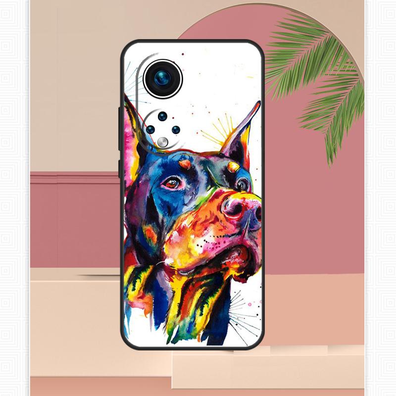 Animals Doberman dog Case For Honor Magic 7 Lite 5 6 8 Pro Honor 400 200 X9c X9b X9a X8b X8a X8c 50 70 90 Cover