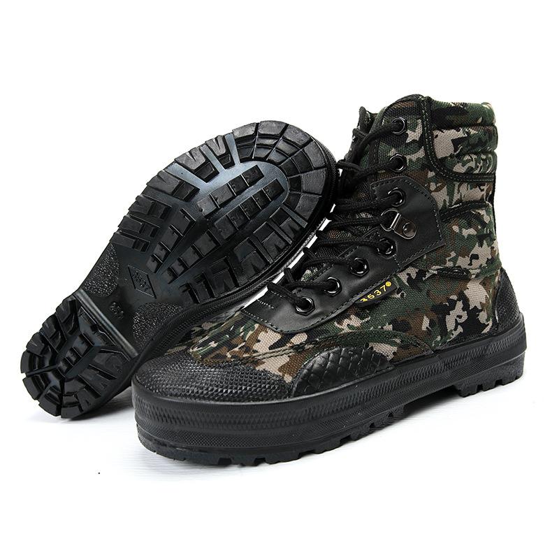 Release-Schuhe, Herren-High-Top-Trainingsschuhe, verschleißfeste Gummischuhe für Baustellenarbeiter, Outdoor-Wanderschuhe