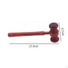 Auction Court Hammer Cosplay Tool Sturdy Wood Role Play Toys Gifts Courtroom Gavel