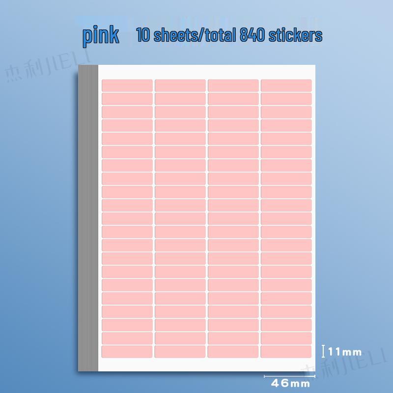 Colorful A4 Homework Labels - Name, Class, Teacher Management Stickers