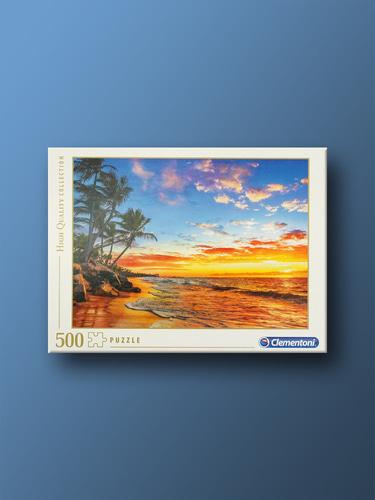 Paradise Beach 500 Piece Clementoni Jigsaw Puzzle