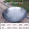 ChuyiQi 95cm Schmiedeeisen Traditioneller Wok
