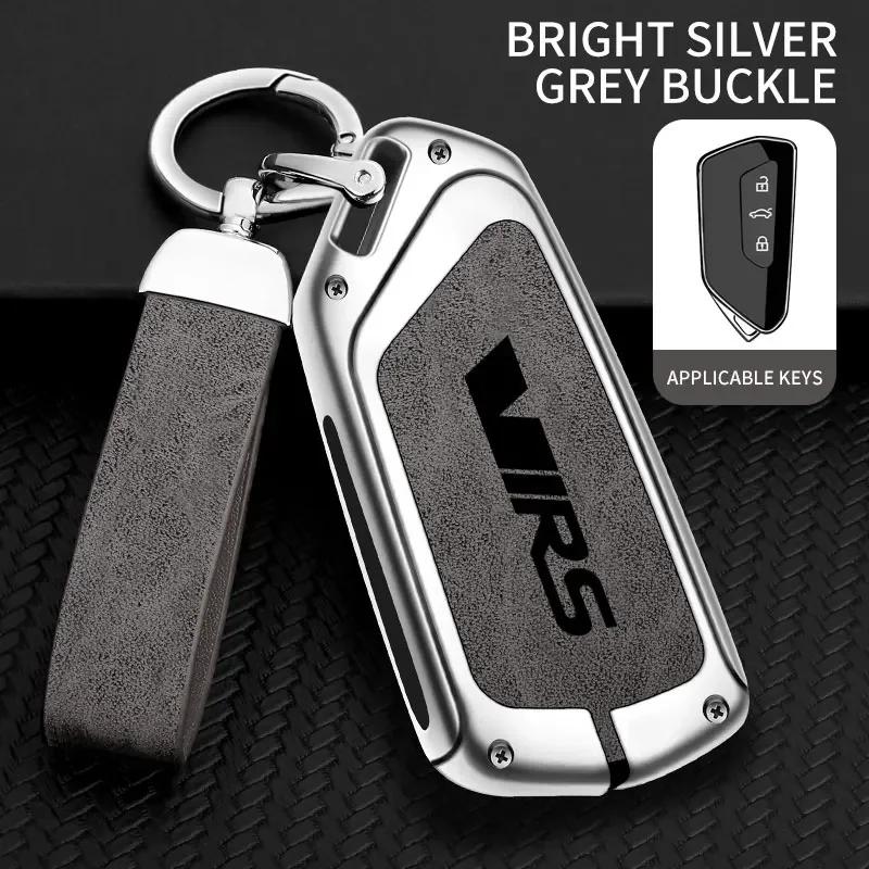 

Zinc Alloy Car Key Case for Skoda VRS Octavia Kamiq Kodiaq Karoq RS Superb Fabia Rapid Favorit for Škoda RS Key Protection Cover