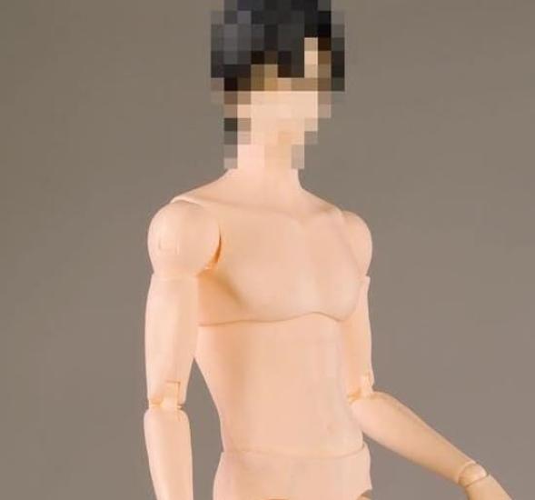Scale Action Figure MAF BODY Ver12 Standard Skin Male Body and Clothes Not [TOYBARJAPAN] 1/6 MAF12-NY Man's (head Included)