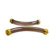 Elegant Agate Jade Half-Tube Bangle: Hand-Woven National Style Semi-Finished Bracelet
