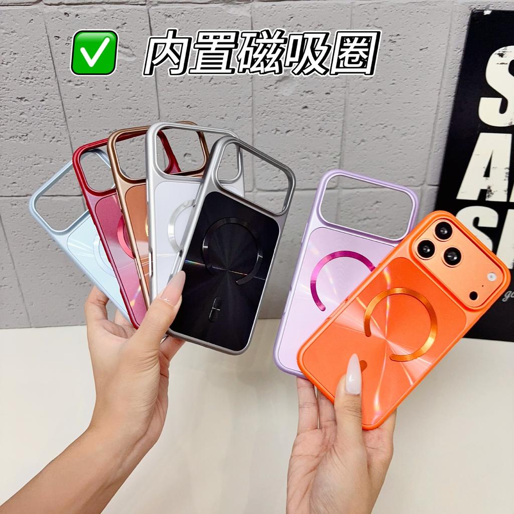 Applicable to iphone11pro mobile phone case Aurora 11pro colorful 11 CD pattern magnetic case 11pm