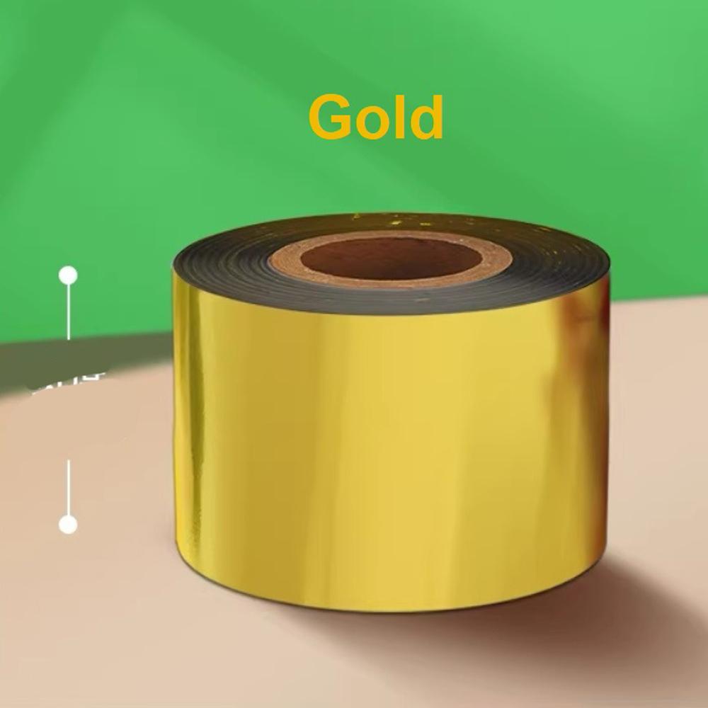 Thermal-transfer Care Tag Printer Inked Ribbon 30-50mm Care Label Printing Color Inked Ribbon Roll for Home Textiles/clothing