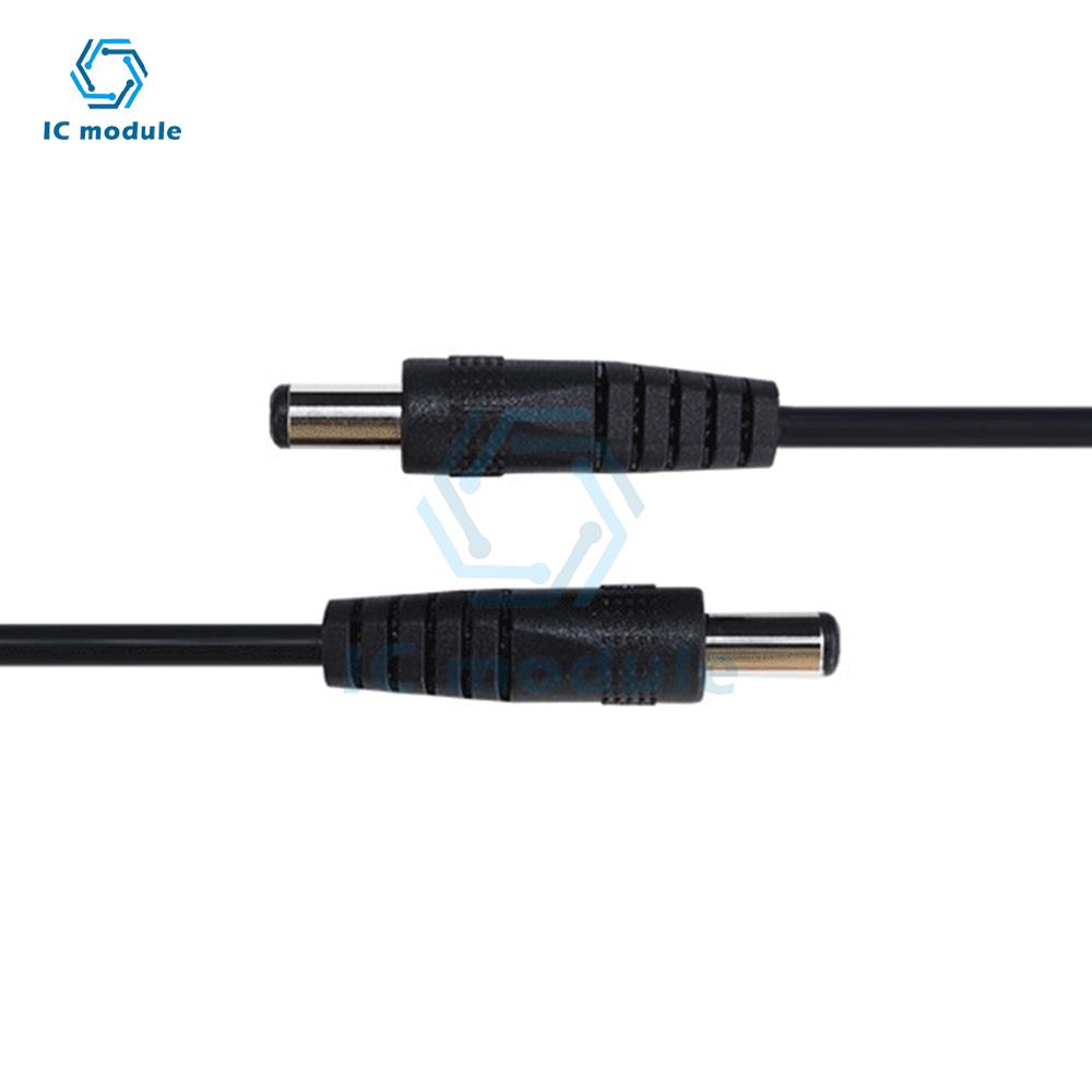 DC 5.5mm x 2.1mm Male to Male Power Cable 22AWG - for LED Strip, CCTV Camera, Surveillance System & Electronic Devices