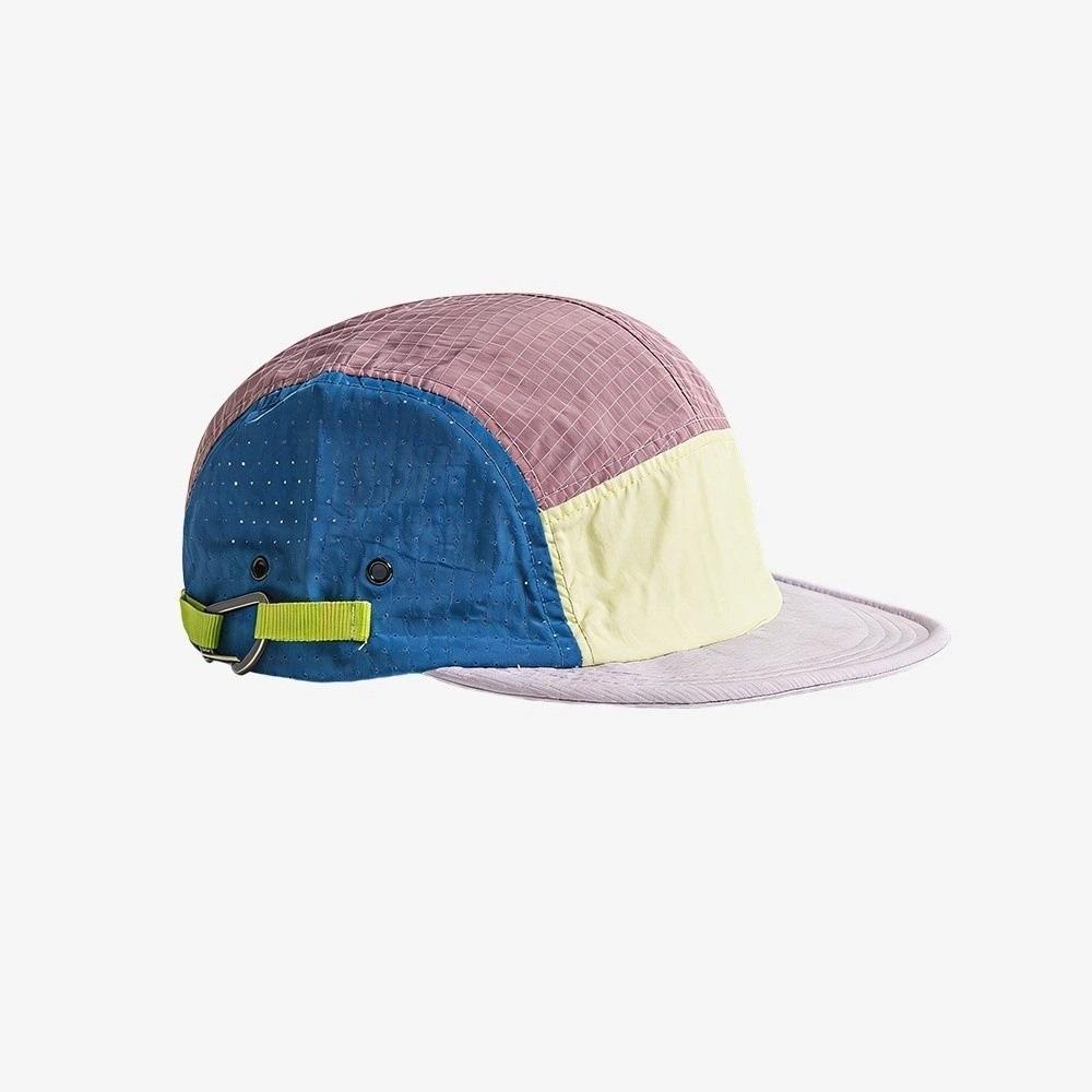 5-panel Men Baseball Caps Lightweight Breathable Quick Drying Cap Color Matching Sun Protection Duck Tongue Cap