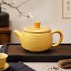 New shell burnt gilt brewing teapot handmade Hanwa Fengming pot large household kung fu tea set tea brewing single pot B9