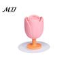 Non Slip Toilet Seat Handle Lid Lifter with Flower Handle, Silicone Easy Lifting Opener, Adjustable Anti-slip Gadget, No-touch for Bathroom Convenient