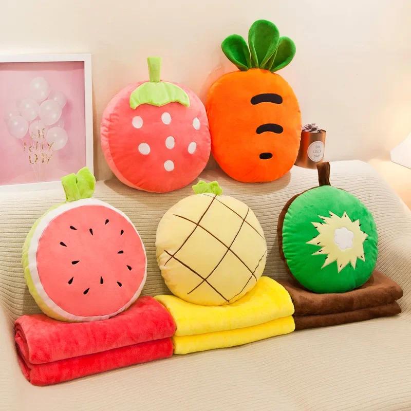 2In1 Cushion Blanket Pillow Pp Cartoon Super Soft Quilt Hotel Bed Home Car Multifunctional Sofa Blanket Bedspread Throw Blanket