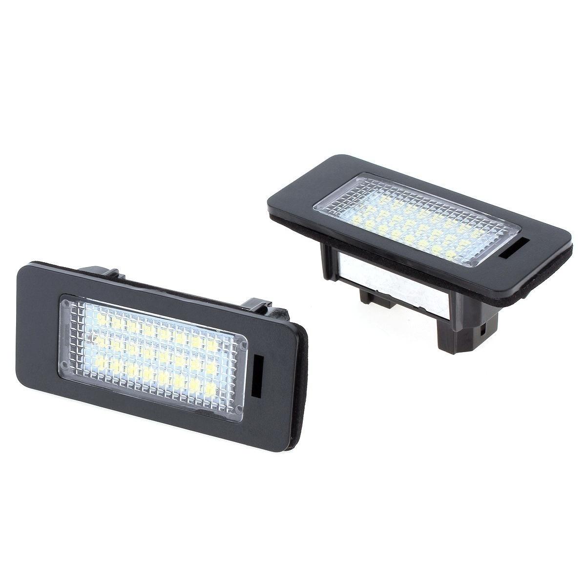 

2 светодиодных фонаря без ошибок для номерного знака для BMW E39 E60 E61 E70 E82 E90 E92 2 pcs