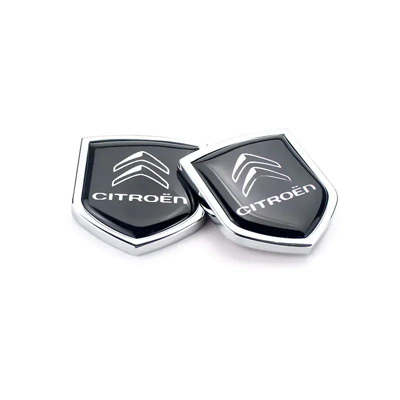 

Citroen Auto Metal Shield Emblem Sticker for C3 C4 C5 Xsara Berlingo Cactus Picasso Sega Aircross C-ELYSEE Car Decoration Stylin