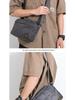 Japanese Minimalist Men's Casual Crossbody Bag - Oxford Cloth Shoulder Bag in Workwear Style