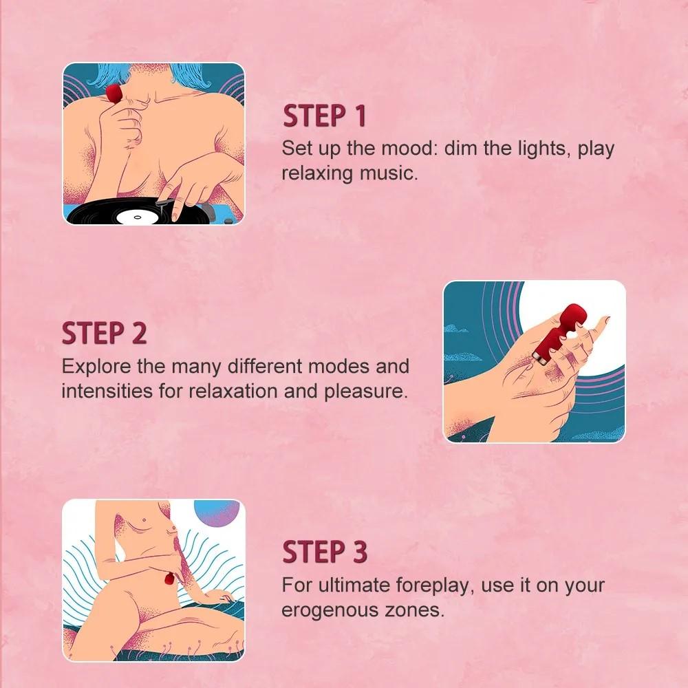 Powerful Mini Vibrator Dildos for Woman Wand for G-Spot Vibrator Women Clit Stimulator for Women Vagina Massager Adult Sex Toys