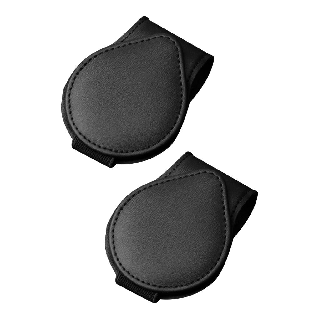 Pack of 2 Car Glasses Clip Ticket Card Holder Sunglasses Eyeglasses Pink